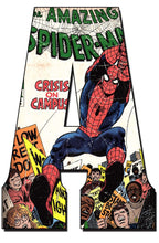 Load image into Gallery viewer, Captain America, Thor, Iron Man, Spider man, The Hulk, Marvel Letters