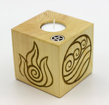 Load image into Gallery viewer, Elements Candle Block 90mm