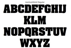 15cm Custom Gold Letters