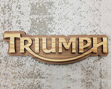 Load image into Gallery viewer, Triumph Plaque Oak on American Walnut