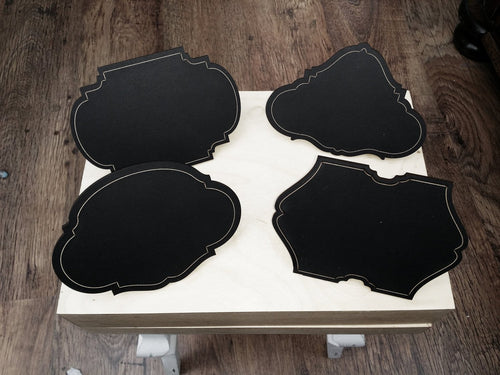 Chalk board Pump and Bottle Clips in 4 styles