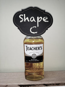 Chalk board Pump and Bottle Clips in 4 styles