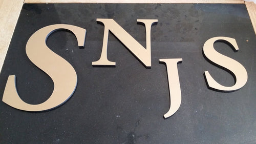 25cm Custom Gold Letters