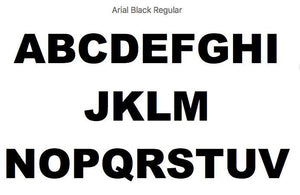 25cm Custom Gold Letters