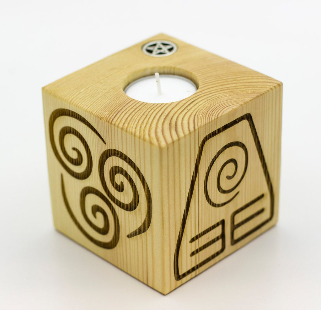 Elements Candle Block 90mm