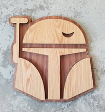 Load image into Gallery viewer, Star Wars Wall Art Oak on American walnut