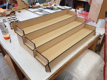 Load image into Gallery viewer, Portable Table Top three Tier Display Stand for Craft, Makers, Market, Artisan stalls and traders