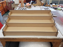 Load image into Gallery viewer, Portable Table Top three Tier Display Stand for Craft, Makers, Market, Artisan stalls and traders