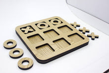 Load image into Gallery viewer, Oak Tic-Tac-Toe Game