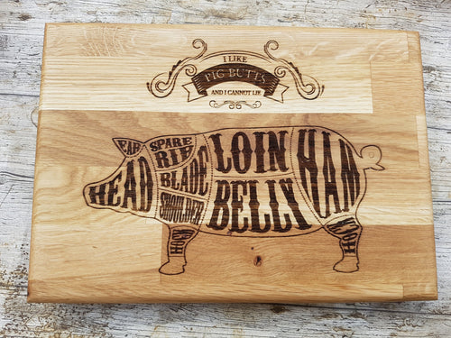 I Like Pigs Butts I Cannot Lie Chopping Board