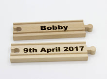 Load image into Gallery viewer, Personalised Wooden Brio Track