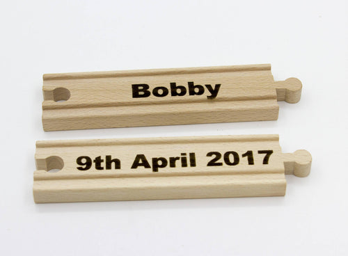Personalised Wooden Brio Track