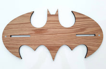 Load image into Gallery viewer, Oak Super hero shelf - Batman Shelf - DC Comics -  Classic Batman shelf - Lego Display - Oak