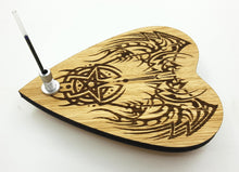 Load image into Gallery viewer, Automatic Writing Planchette with Tribal Pentacle design and 360deg Wheels