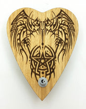 Load image into Gallery viewer, Automatic Writing Planchette with Tribal Pentacle design and 360deg Wheels