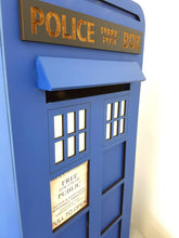 Load image into Gallery viewer, Post Box for Weddings, Parties, Ceremony and Corporate Events - Police Box - Dr Who - Tardis
