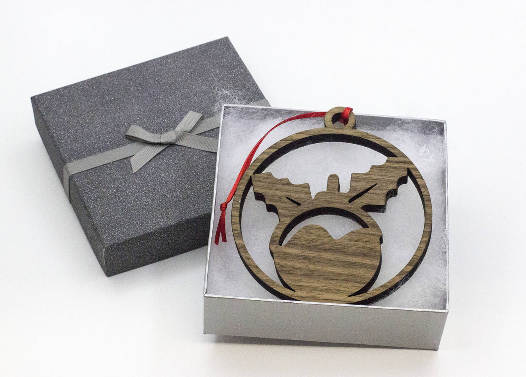 Christmas Pud Decorations - Pagan - Witch - Wiccan - Christmas Decorations - Oak - Walnut