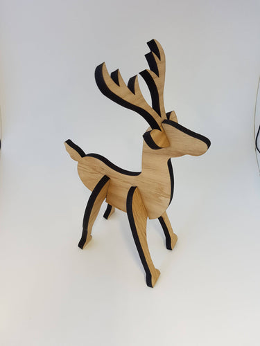 3D Oak Reindeer