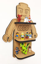 Load image into Gallery viewer, Lego Mini Figure Display shelf, Bedroom Shelf, Nursery Furniture, Nursery Shelf, Baby room