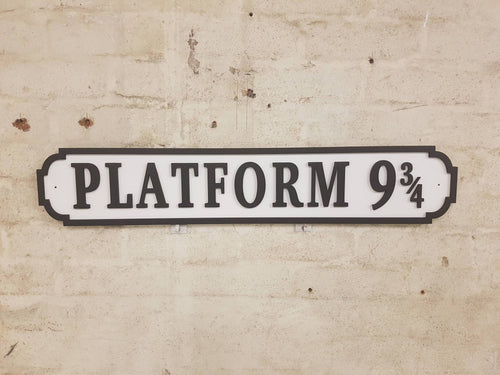Platform 9 3/4 Harry Potter - Hogwarts