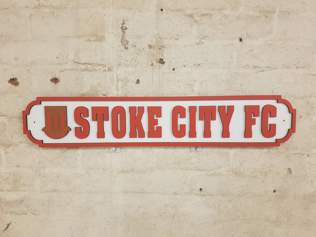 Stoke City - Football Street Sign - The Potters - SCFC