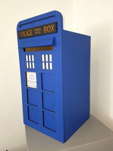 Load image into Gallery viewer, Post Box for Weddings, Parties, Ceremony and Corporate Events - Police Box - Dr Who - Tardis