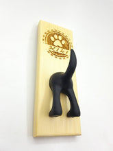 Load image into Gallery viewer, Dog Leash Holder Engraved with Your Pets Name on solid wood