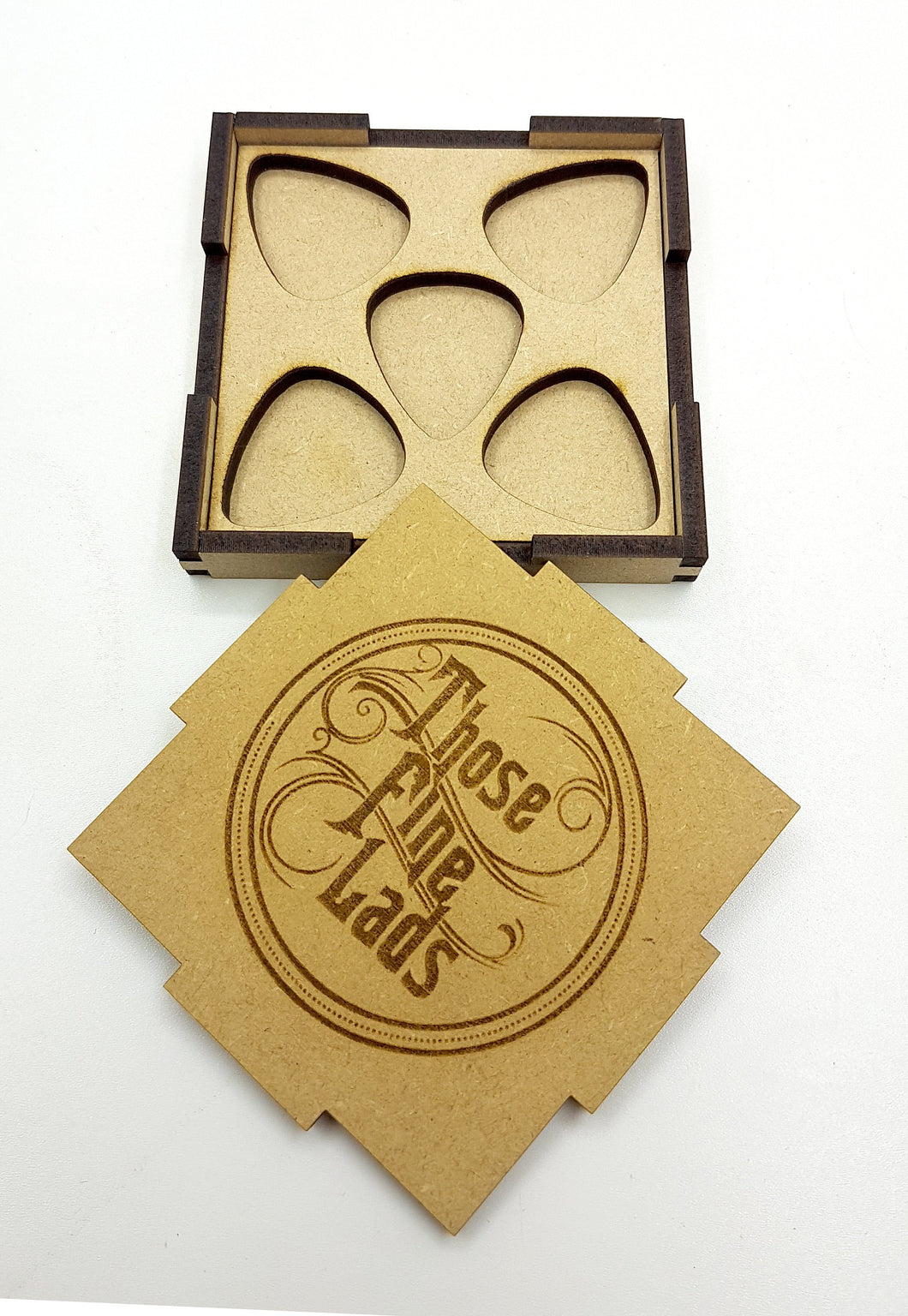 Personalised Guitar Pick Box -Holds 15 picks - Band Gift box